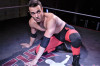 Alejandro Tey is Mace in Red Theater’s production of The Elaborate Entrance of Chad Deity. Chad