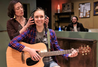 Mary Jo Bolduc as Alex, Alison Grischow as Beth and Nick Freed as Steve in Carrie J. Sullivan's The Next Big Thing at the Factory Theater in Chicago