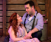 Missy Wise and Josiah Robinson in BoHo Theatre's production of Bright Star, at Greenhouse Theater Center, through May 5