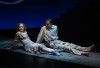 Emma Rosenthal and Jack Cahill-Lemme in 'Flying Lovers of Vitebsk' at Northlight Theatre