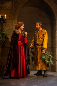 Rebecca Spence and John Hoogenakker in 'The Lion in Winter' at Court Theatre