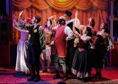 The cast of Scaramouche at City Lit Theatre.