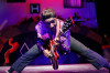 Lyle Miller as Chuck Berry in Hail, Hail Chuck: A Tribute to Chuck Berry" at Black Ensemble Theater through April 1st