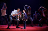 Joe Barbara (Sonny) and Frankie Leoni (Young Calogero) and Company in 'A Bronx Tale'