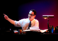Mitchell Bisschop wrote and stars in “Royko: The Toughest Man in Chicago,” running through September 29, 2024 at the Chopin Theatre, 1543 W Division St. in Chicago