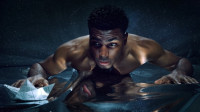 Jalen Gilbert in First Floor Theatre's "Dontrell, Who Kissed the Sea""