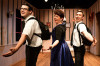 (left to right) Michael Idalski, Nicole Frydman and Sam Massey in Flying Elephant Productions’ revival of THE BOOK OF MERMAN.