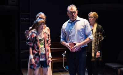 Caroline Heffernan (left, front), Brittany Burch, John Gawlik and Lynda Newton