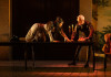 Melisa Soledad Pereyra and Jay Whittaker in Taming of the Shrew at Court Theatre.