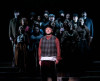 Mark David Kaplan and the cast of Fiddler on the Roof.