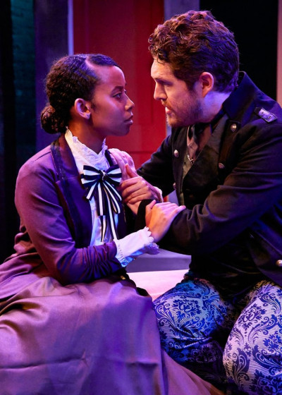 Brandi Jiminez Lee and Jack Sharkey in “The Strange Case Of Dr. Jekyll And Mr. Hyde”