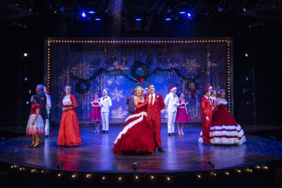 The talented cast of 'White Christmas' at Theatre at the Center