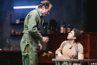 Michael Shanon (left) as Green and Travis A. Knight as Rabbit in A Red Orchid Theatre's production of "Turret," at the Chopin Theatre through June 22.