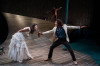 Sarah Price and Kenneth La'Ron Hamilton in 'Eurydice' at Writers Theatre