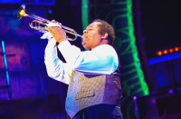 James Monroe Iglehart as Louis Armstrong in A Wonderful World