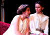 Elaine Carlson (l) as Mrs. Warren with her daughter Vivie played by Tracey Greenwood.