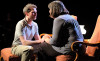 Mom I am going to Mars: Bill (Brian Sheridan) tells his mother (Stacey Lind) he has been selected for a mission in Chimera Ensemble's How to Live on Earth.