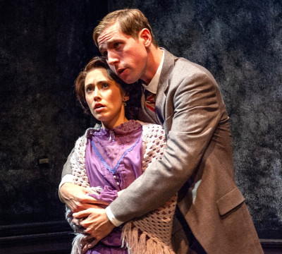 Mary (Rochelle Therrien) and John (Michael Holding)in TimeLine Theatre's production of Rutherford and Son