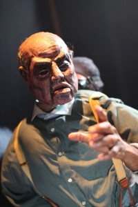Silence in Harrow House - Puppet: Vincent Adler. Designed by Grace Needlman. Puppeteer: Felix Mayes.
