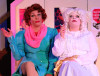 David Cerda (left) and Caitlin Jackson in Hell in a Handbag Productions’ holiday favorite Christmas Dearest.