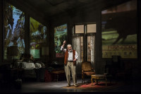 Stacy Keach (Ernest Hemingway) in the world premiere of Jim McGrath’s Pamplona, directed by Robert Falls which was orginally scheduled for Spring 2017.