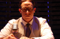 Michael Peters plays charlatan Dr. John Brinkley in “Man of the People,” through November 20, 2022 at Chicago Dramatist Theatre, 1105 W. Chicago Ave. in Chicago.