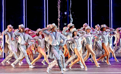 Martin Ortiz Tapia and Company in 'A Chorus Line' at Drury Lane Theater