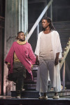 Mikal Kilgore (left) and Evan Tyrone Martin star in Jesus Christ Superstar now playing at Paramount Theatre in Aurora.