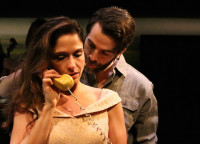 Kelli Harrington and Tommy Thurston in The Bridges of Madison County, at THeo Ubique through April 21.