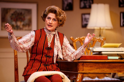 Janet Ulrich Brooks in Theater at the Center's "The Lady with all the Answers"
