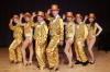 Maddy Shilts, Whitney Wolf, Ben Isabel, Ben Paynic, Elizabeth Bushell, Luis Del Valle, Madelynn Oztas in 'A Chorus Line' at Skokie Theatre