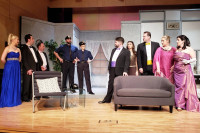 The cast of 'Rumors' now playing at Skokie Theatre