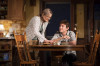 Mary Beth Fisher and Bubba Weiler in "Swing State" at the Goodman Theatre