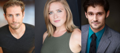 L-R: Mackenize Gordon, Bethany Arrington, Corey Bradberry in Theatre in the Dark's 'Three Stories Up'