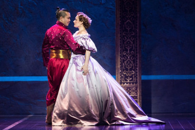 Jose Llana and Laura Michelle Kelly star in Rogers and Hammerstein's The King and I at Oriental Theatre through July 2nd.