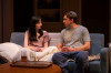 Maya Lou Hlava as Molly and Max Stewart as Daniel Bertharnau in "Prayer for the French Republic," at Northlight Theatre through May 11, 2025.