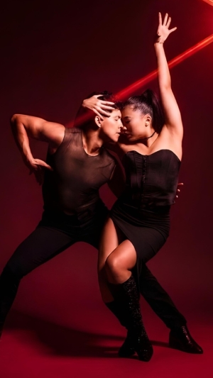 Pictured GDC Dancers Eduardo Zambrana and Erina Ueda.