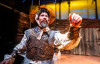 Michel Rodríguez Cintra is Don Quixote in "Circus Quixote" from Lookingglass Theatre Company now playing through March 30 at the Joan and Paul Theatre at Water Tower Water Works, 163 E. Pearson St. at Michigan Ave.