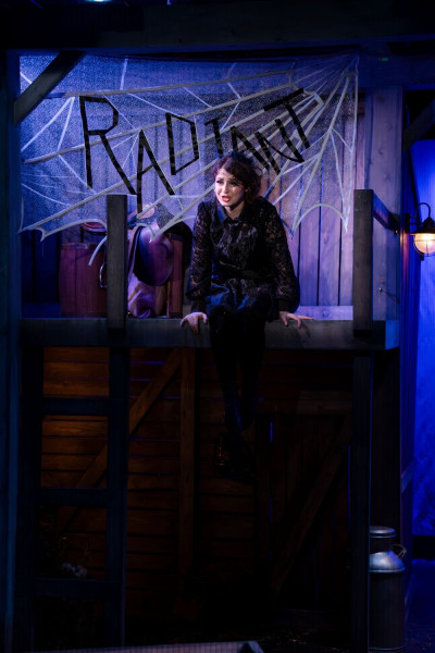 Mary Margaret McCormack as Charlotte in YPT's Charlotte's Web