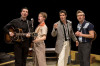(left to right) Christopher J. Essex, Nat Zegree, Rustin Cole Sailors and Shaun Whitley in 'Million Dollar Quartet' at Marriott Theatre