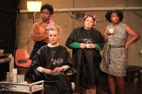 Lucy Sandy, Brookelyn Hébert, Natalie Sallee and Nicholia Q. Aguirre in The Arc Theatre’s production of STEEL MAGNOLIAS by Robert Harling, directed by Mark Boergers.
