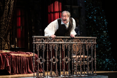 Christopher Donahue as Ebenezer Scrooge in 'A Christmas Carol' at Goodman Theatre.