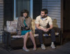 (left to right) Lucy Carapetyan and Benjamin Sprunger in Raven Theatre’s Chicago premiere of NICE GIRL, by Melissa Ross, directed by Lauren Shouse.