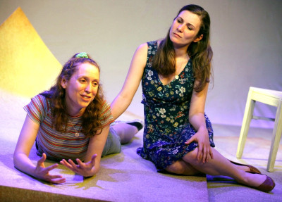 Sarah Gise (right) and Laura Bern Taylor in Elinor Cook's Out of Love