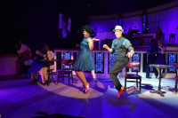 Terri K. Woodall and Tristan Bruns in Kinda Dukish from SOPHISTICATED LADIES by Porchlight Music Theatre