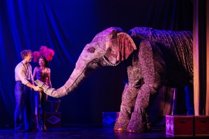 Zachary Keller and Helen Krushinski in Water for Elephants now playing at James M. Nederlander Theatre.