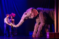 Zachary Keller and Helen Krushinski in Water for Elephants now playing at James M. Nederlander Theatre.