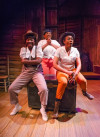 (L to R) Jenise Sheppard as Woman 3, LaKecia Harris as Woman 1, and Arielle Leverett as Woman 2; in Lifeline Theatre and Pegasus Theatre’s “From the Mississippi Delta,” written by Dr. Endesha Ida Mae Holland, directed by Lifeline artistic director ILesa Duncan, based on the autobiography by Dr. Endesha Ida Mae Holland