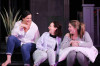 (left to right) Elizabeth Birnkrant, Ashley Neal and Amanda Fink in First Floor Theater’s Chicago premiere of Plano