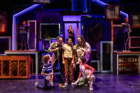 Members of the cast of FUN HOME from Porchlight Music Theatre, now playing through March 2 at the Ruth Page Center for the Arts.